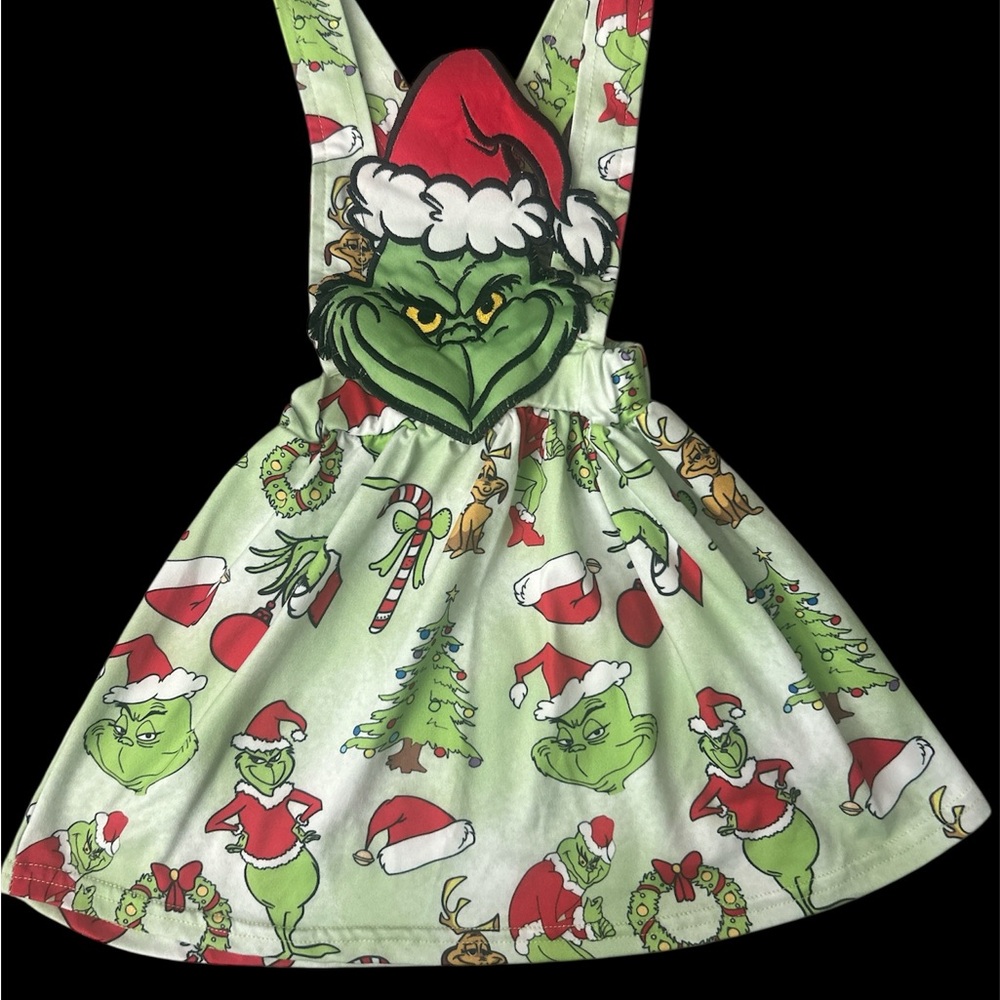 Grinch Christmas Kids Costume Dress